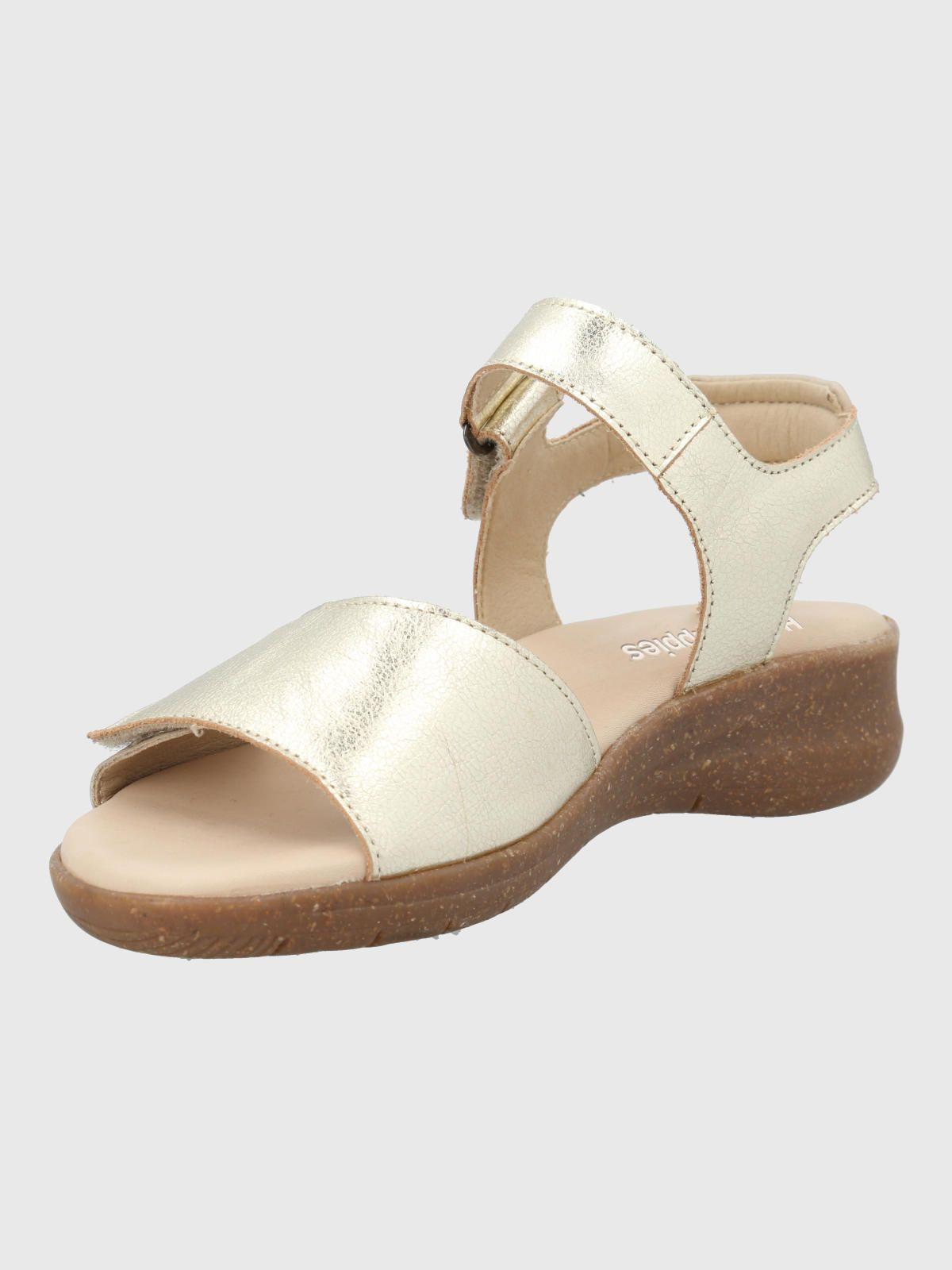 Sandalia Cuero Mujer Moon Ligh Metalizada-4