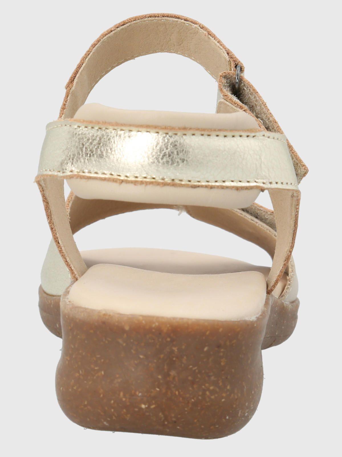 Sandalia Cuero Mujer Moon Ligh Metalizada-6