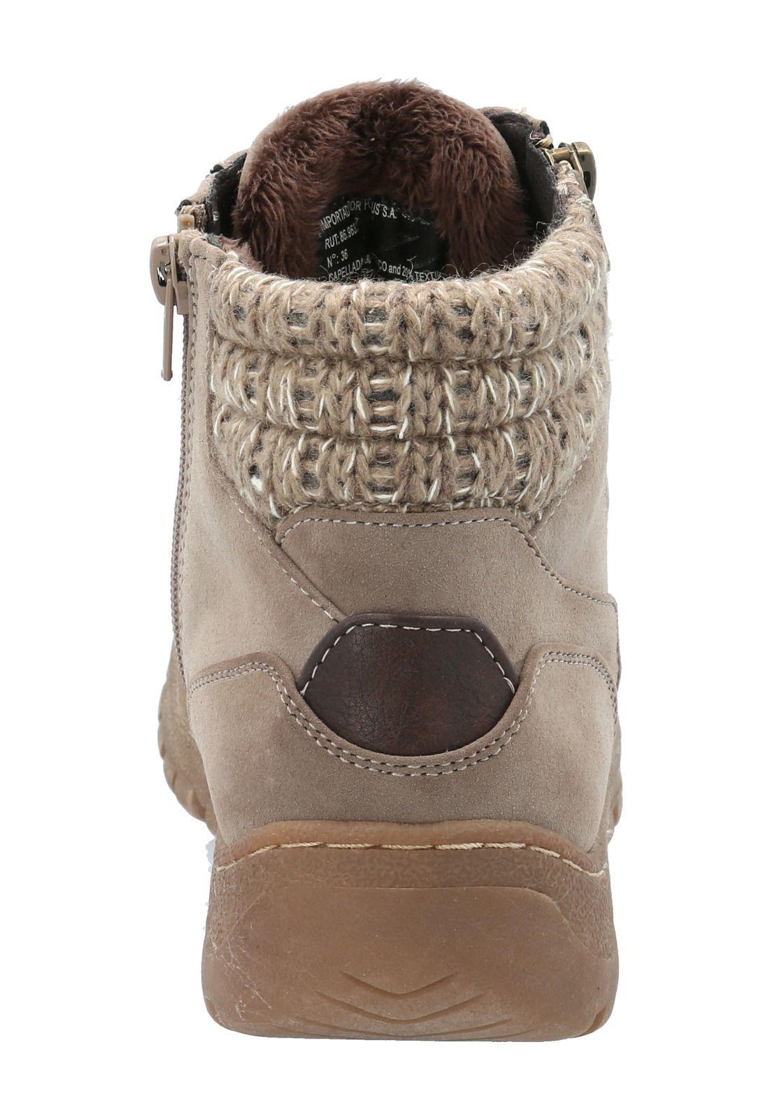 Botín Mujer Monica Taupe-6