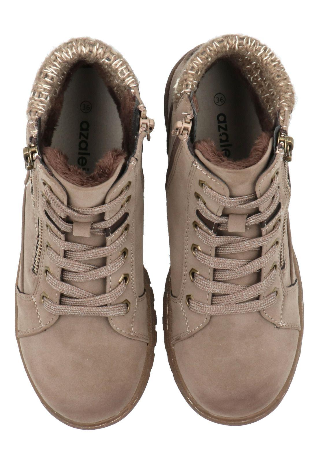 Botín Mujer Monica Taupe-7