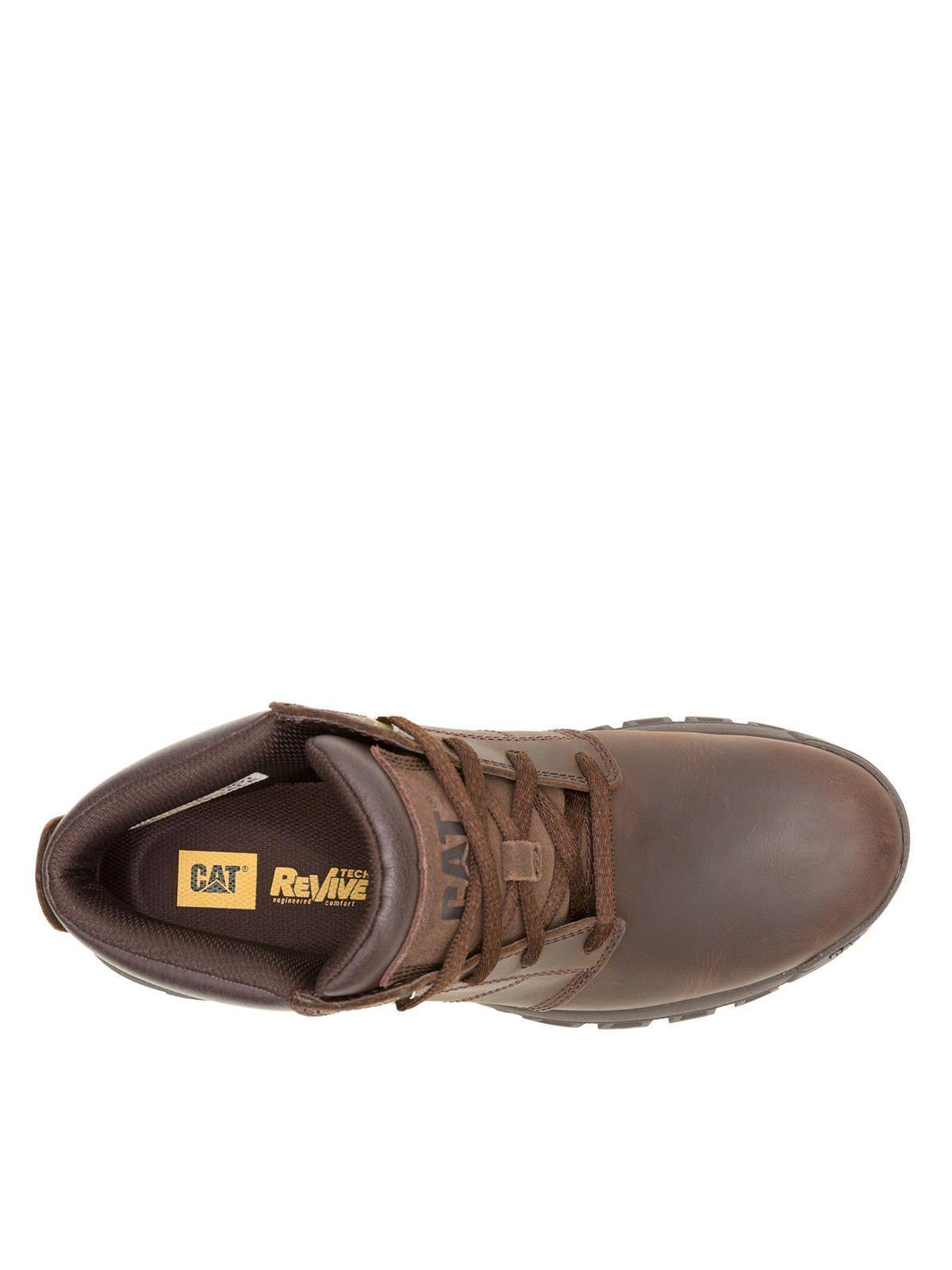 Botín Cuero Threshold Chukka Hombre Café Oscuro-6
