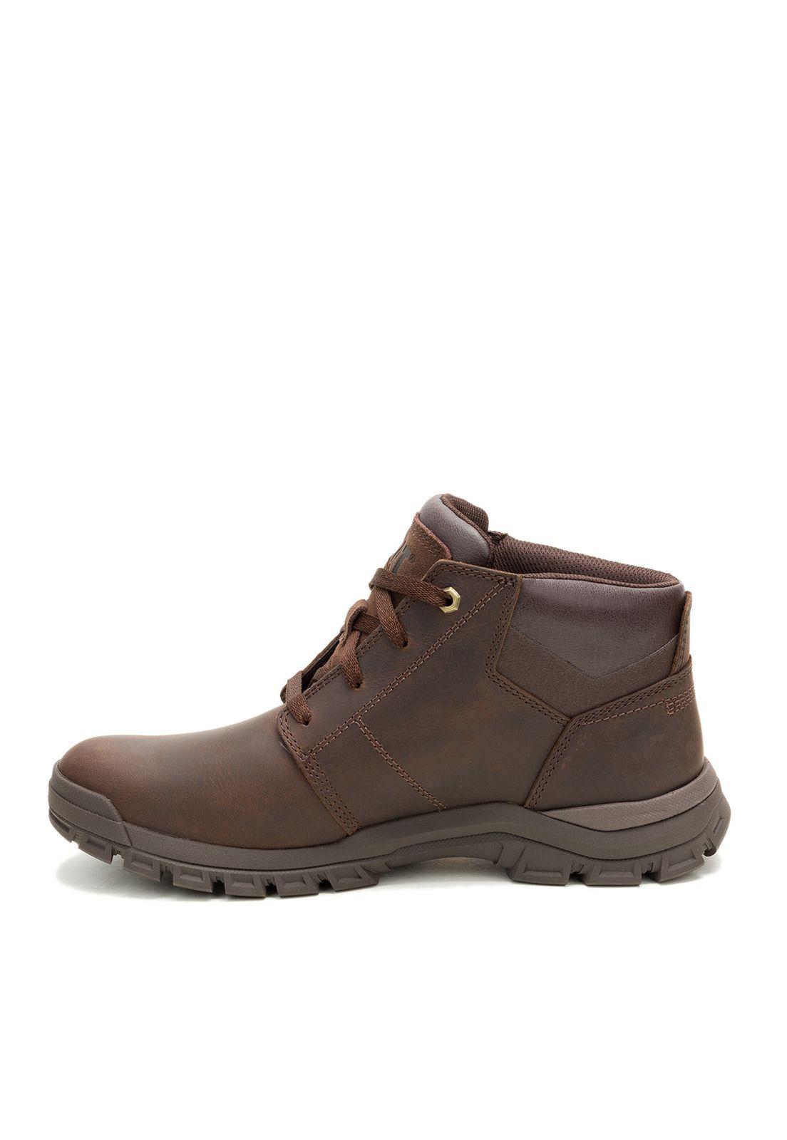 Botín Cuero Threshold Chukka Hombre Café Oscuro-3