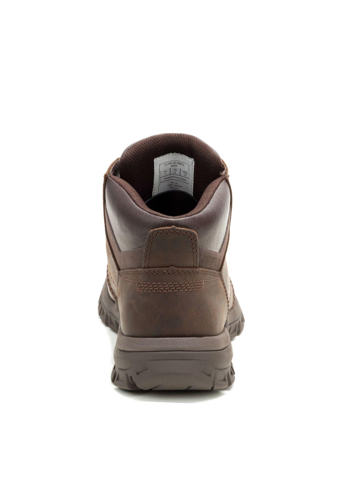 Botín Cuero Threshold Chukka Hombre Café Oscuro-5