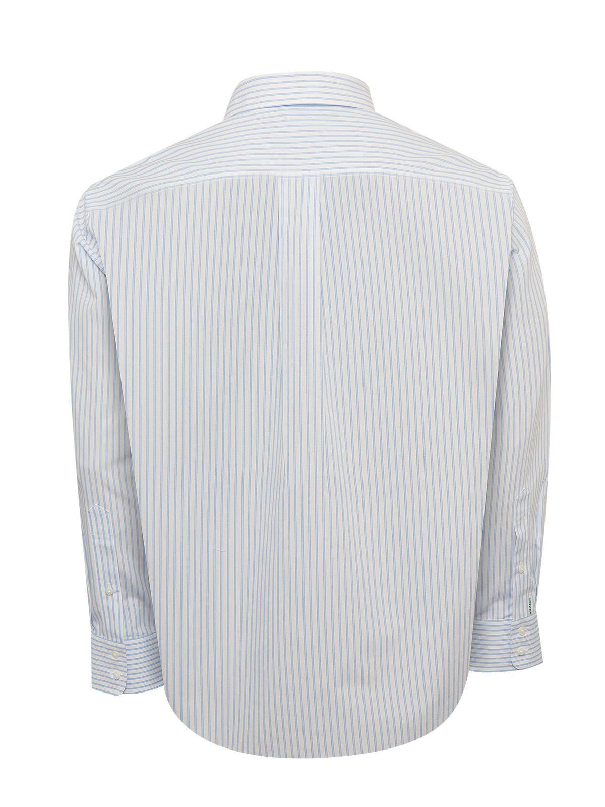 Camisa Cuello Button-Down Hombre WF Azul-3