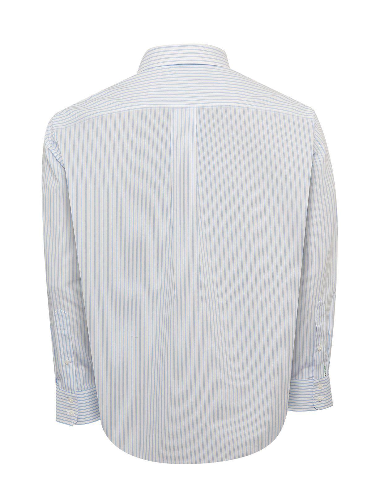 Camisa Cuello Button-Down Hombre WF Azul claro-3