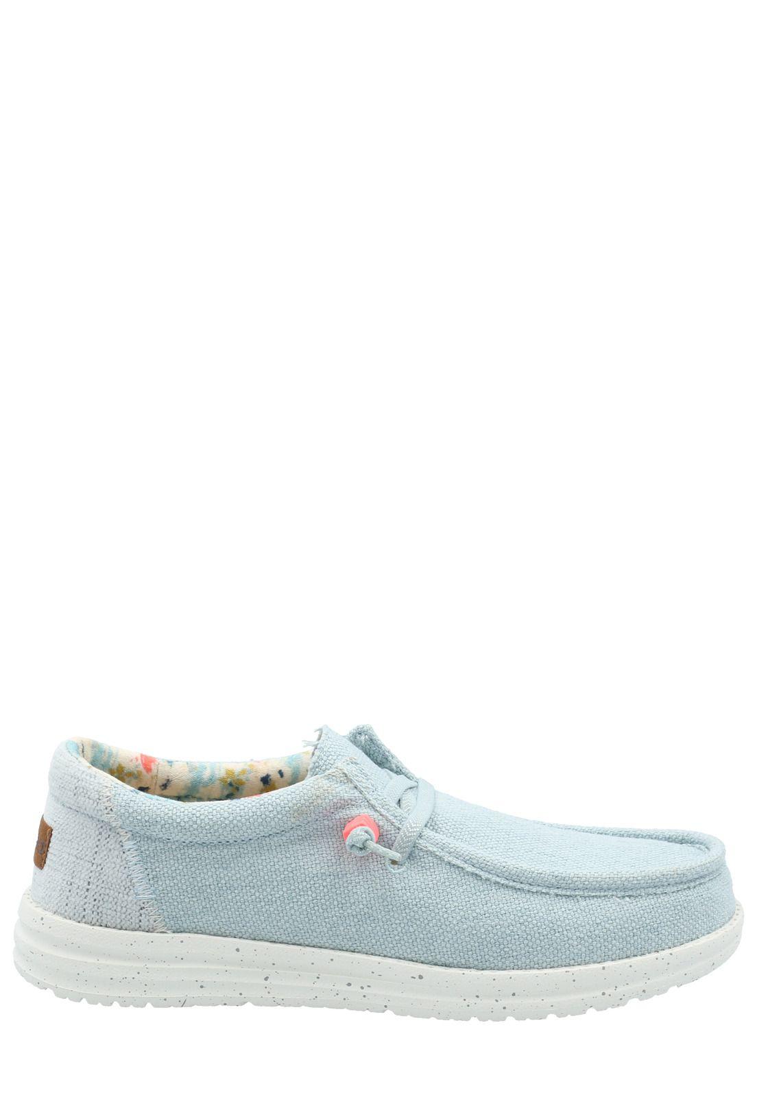 Zapatilla Mujer Benedetto Hey Dude Celeste -1