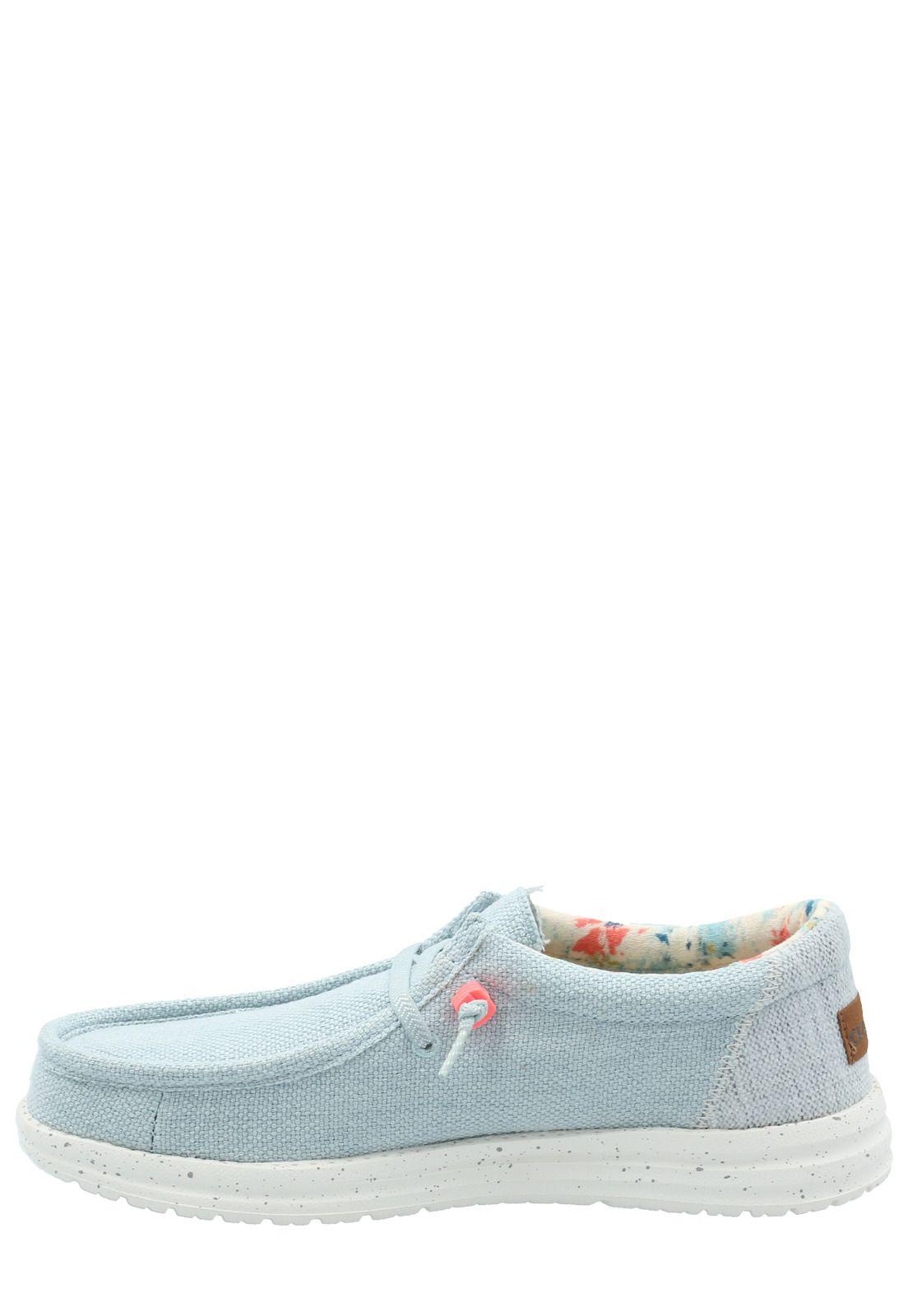 Zapatilla Mujer Benedetto Hey Dude Celeste -5