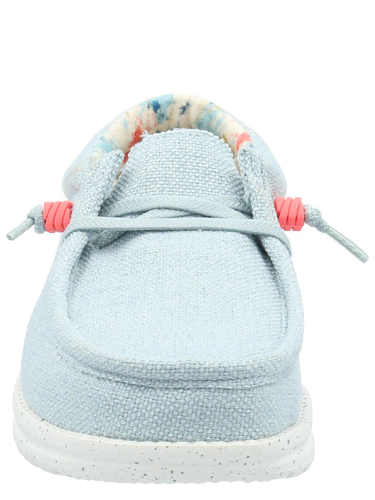 Zapatilla Mujer Benedetto Hey Dude Celeste -3