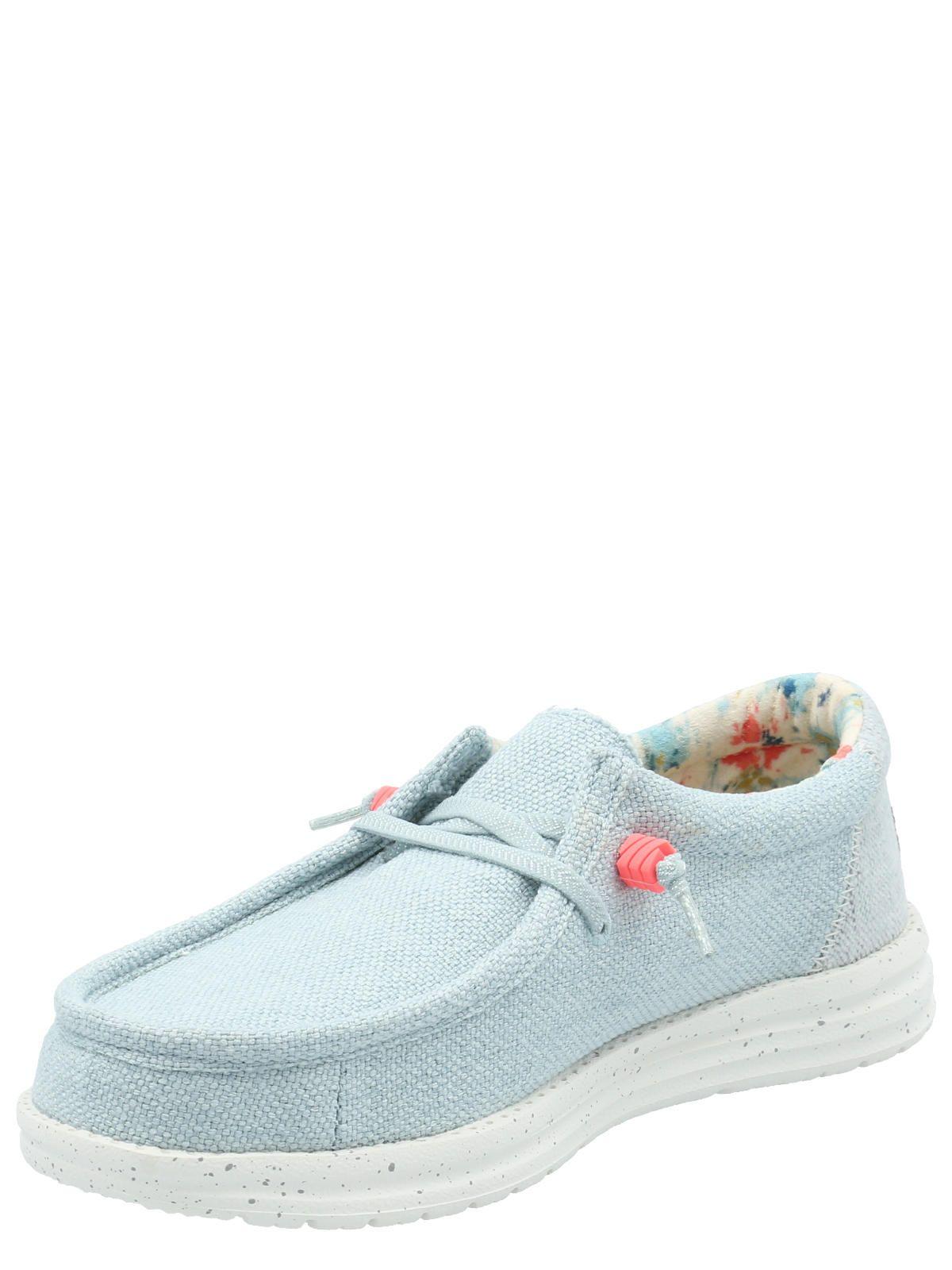 Zapatilla Mujer Benedetto Hey Dude Celeste -4