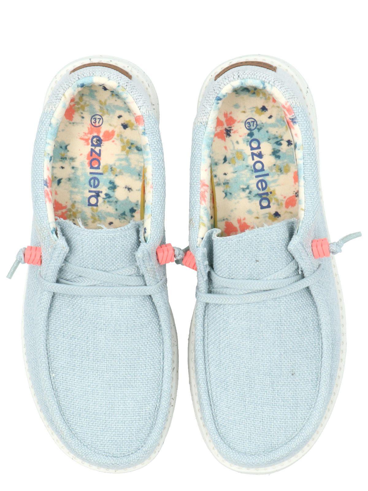 Zapatilla Mujer Benedetto Hey Dude Celeste -6