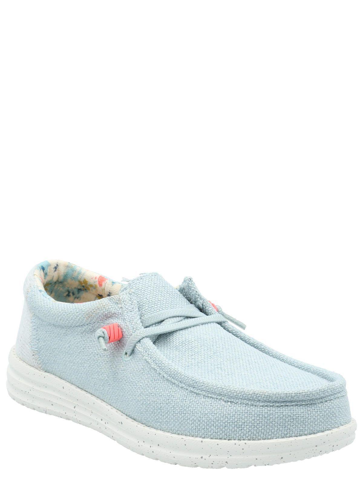 Zapatilla Mujer Benedetto Hey Dude Celeste -0