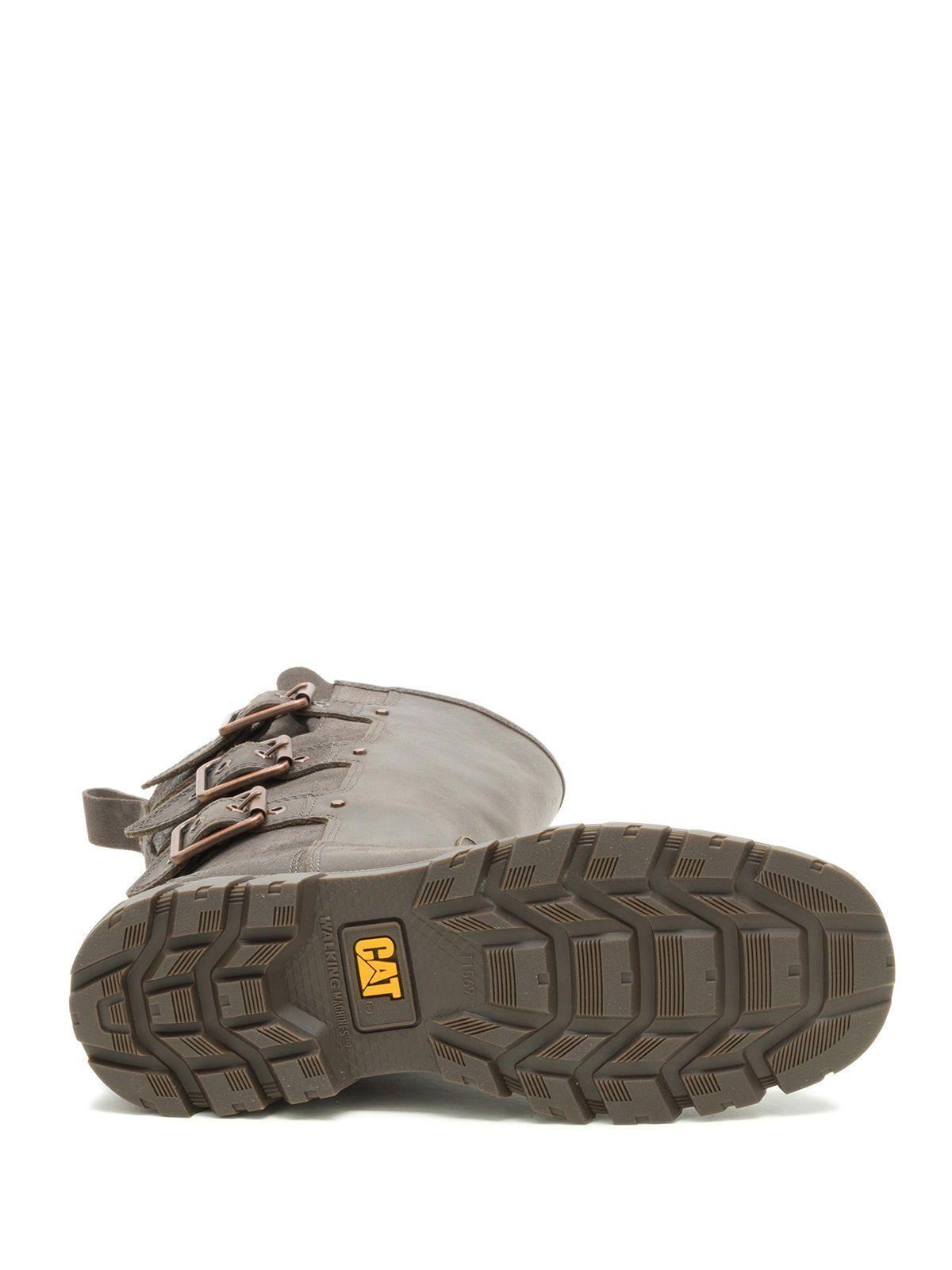 Bota Cuero Mujer Notion Buckle Café Oscuro-7