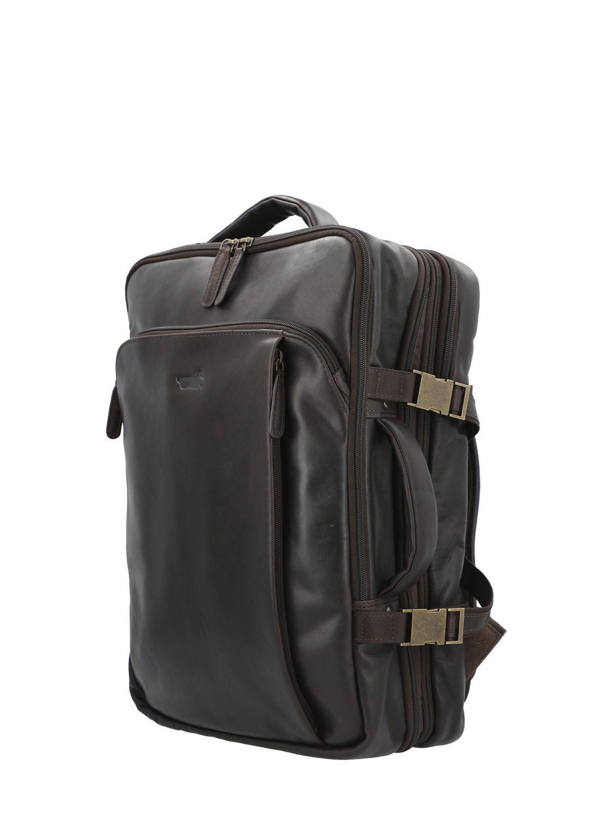 Mochila Cuero Hombre Tc Stanley Back Café-1