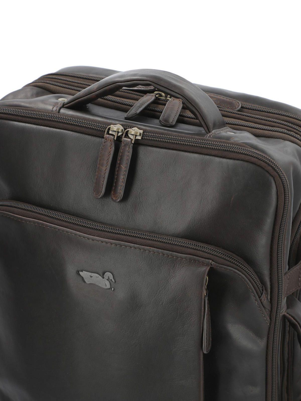 Mochila Cuero Hombre Tc Stanley Back Café-5