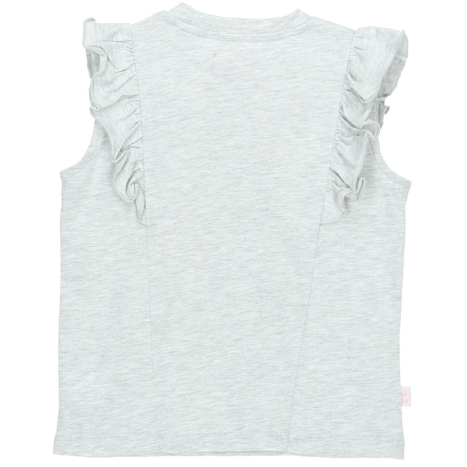Polera M/C Niña Flecos Gris-1