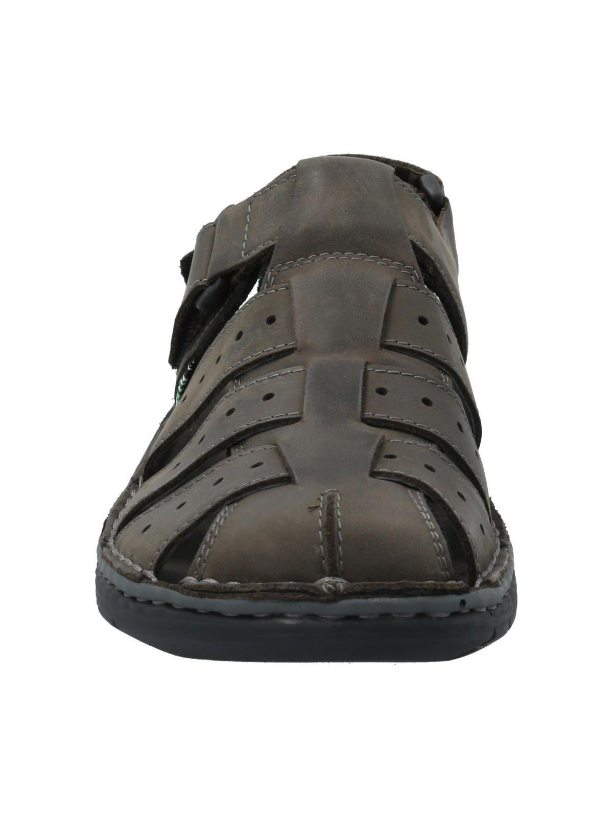 Sandalia Cuero Hombre Riqui Gris-3