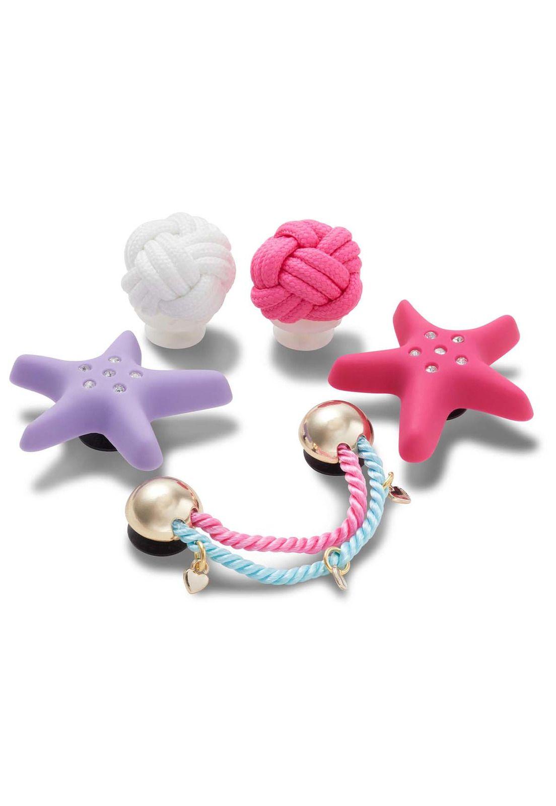 Jibbitz Crocs Símbolos Del Mar Pack 5 Morado-2