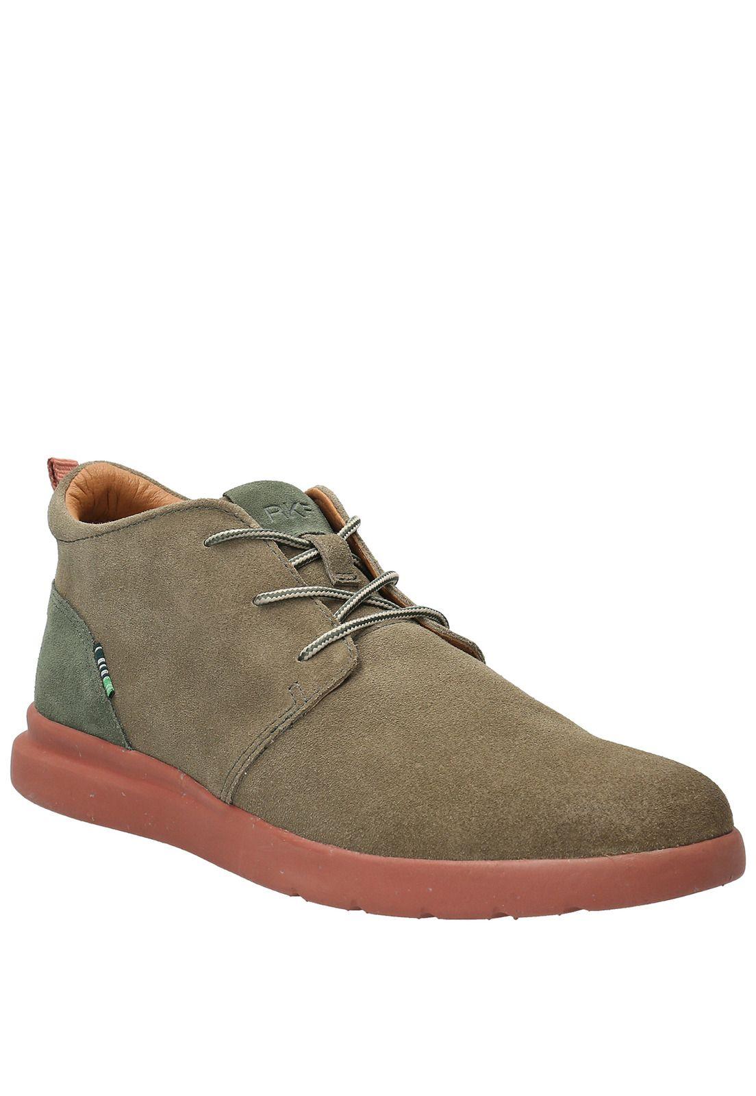 Botín Cuero Hombre Lontue Light Verde-1