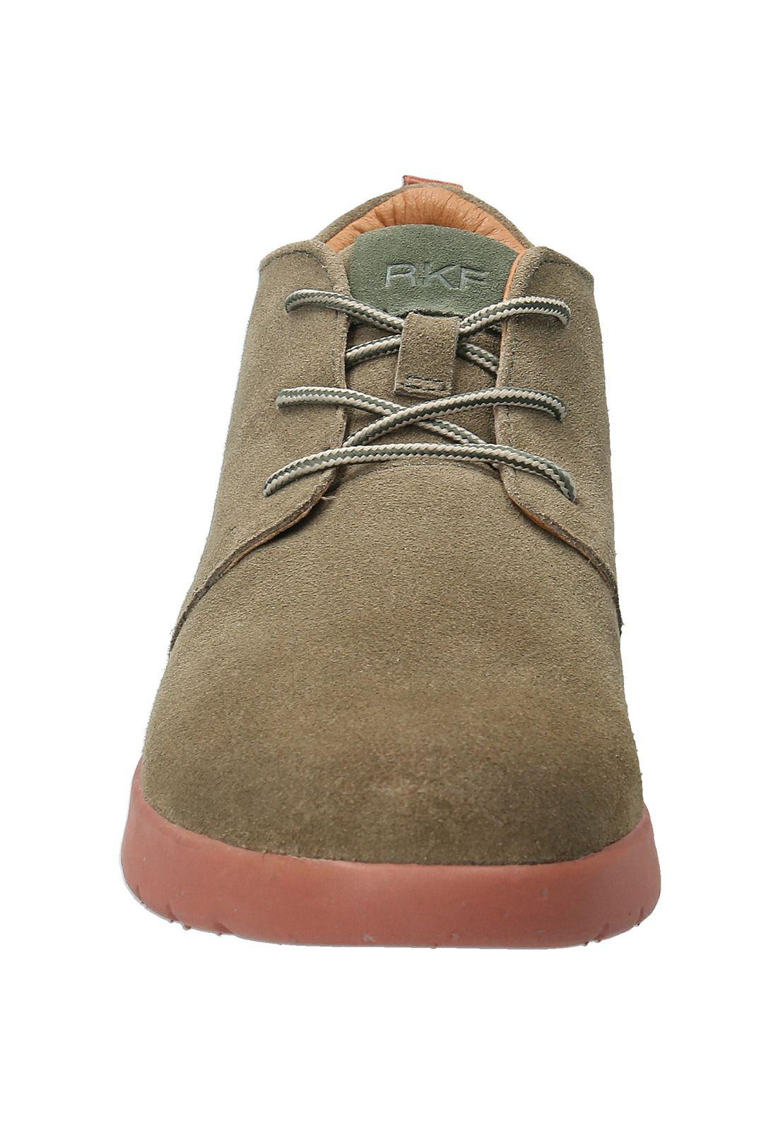 Botín Cuero Hombre Lontue Light Verde-3