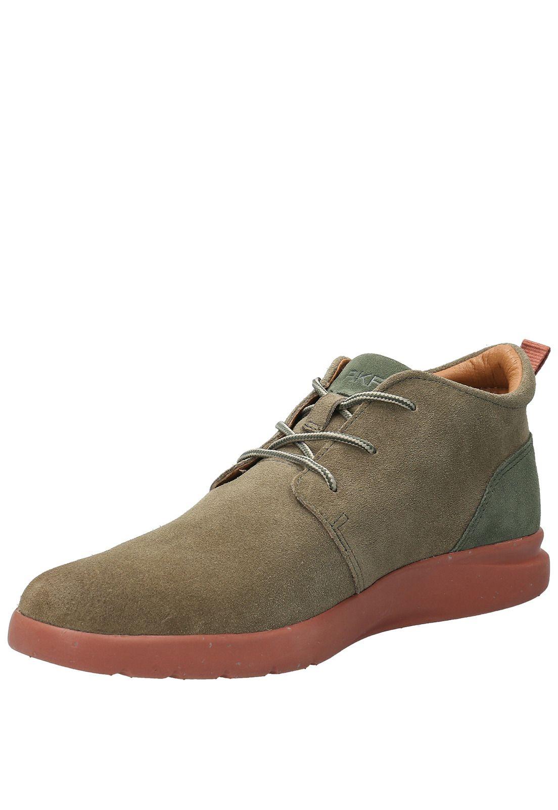 Botín Cuero Hombre Lontue Light Verde-4