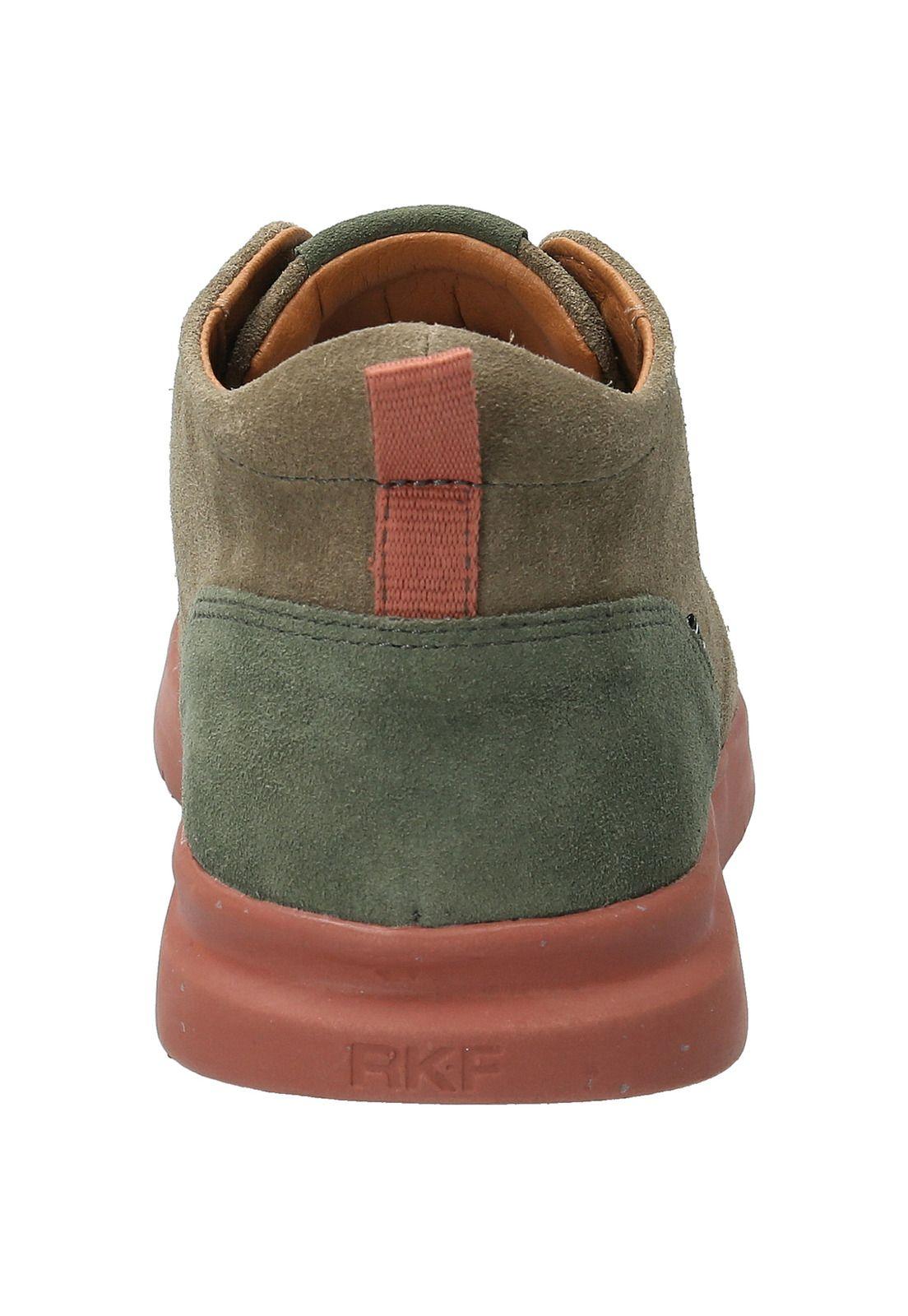 Botín Cuero Hombre Lontue Light Verde-6