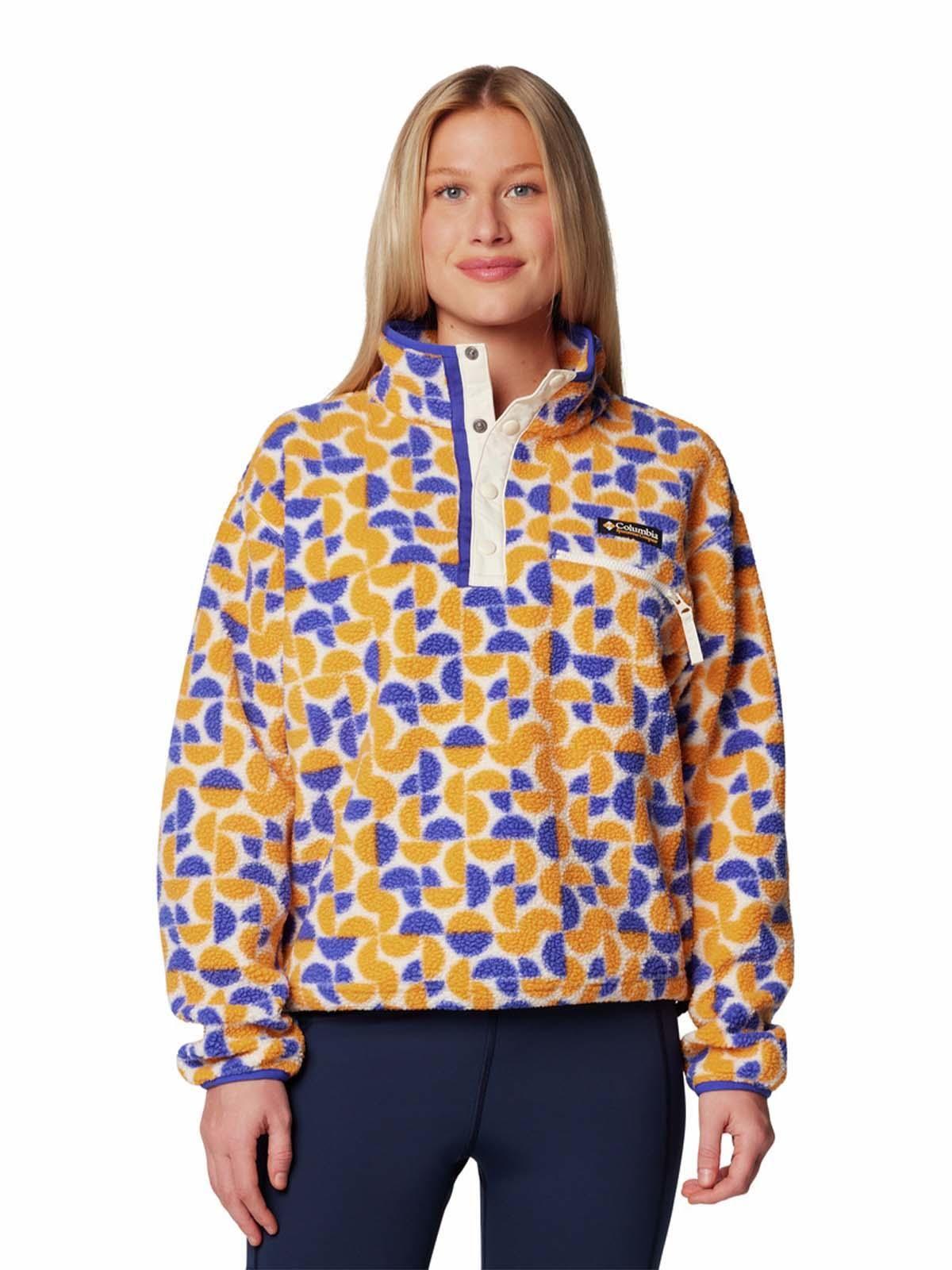 Polar Mujer Helvetia Snap Fleece Amarillo-0