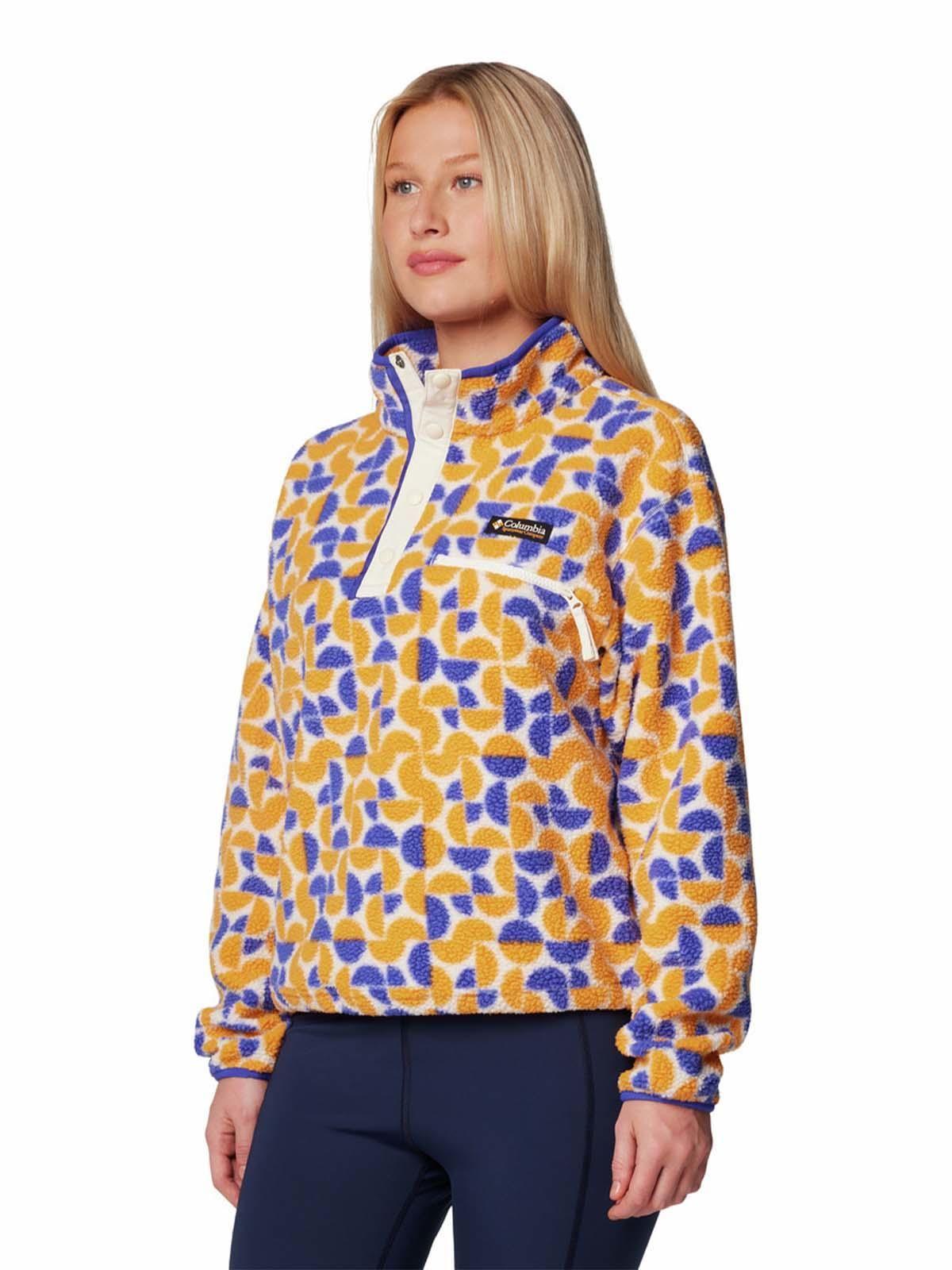 Polar Mujer Helvetia Snap Fleece Amarillo-1
