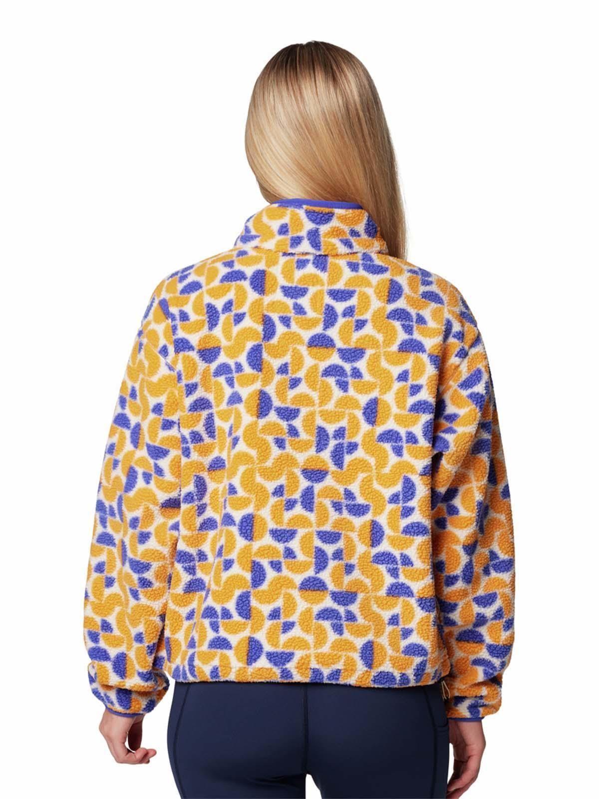 Polar Mujer Helvetia Snap Fleece Amarillo-5