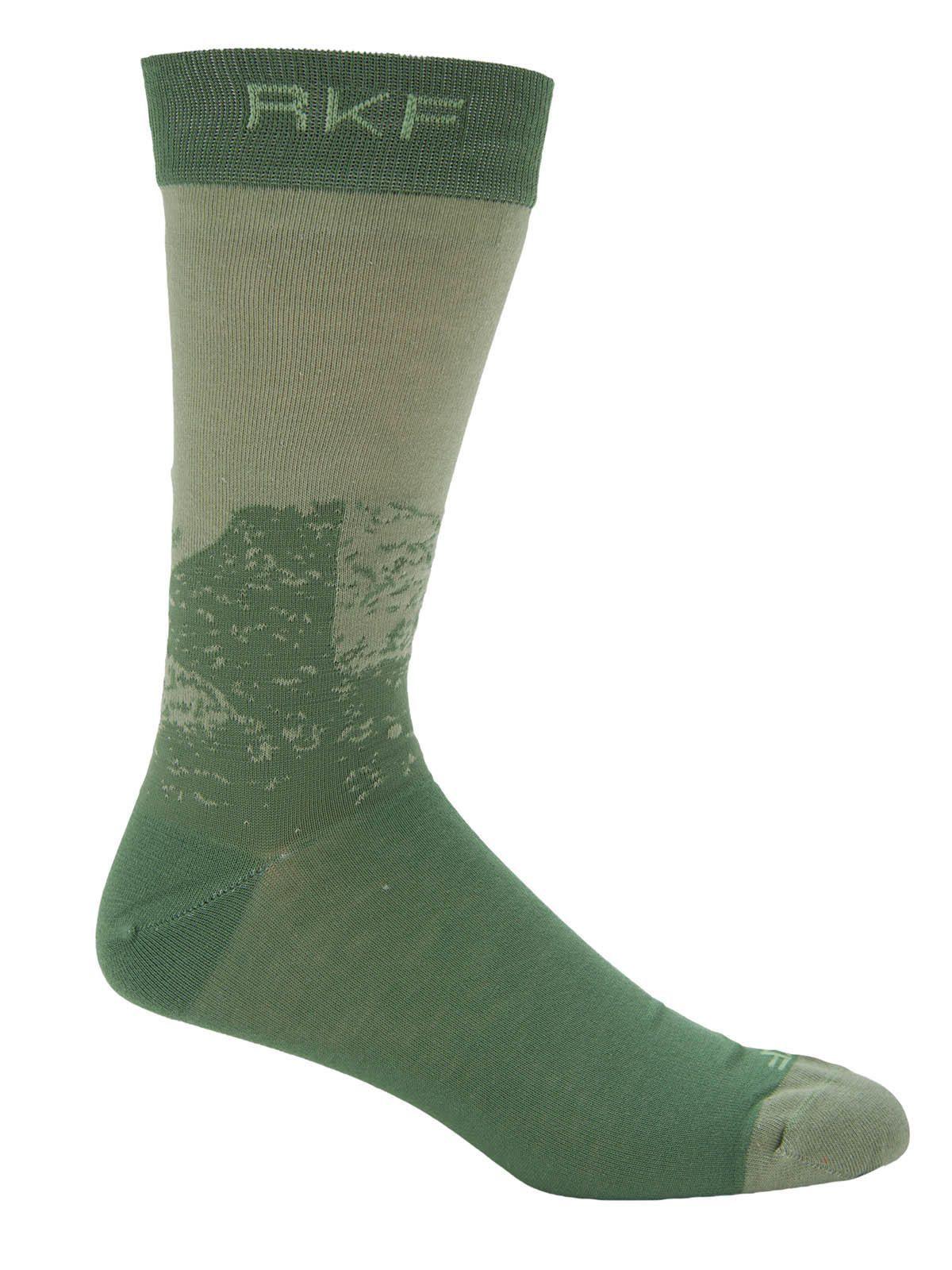 Calcetin Bambú Hombre Diff Pine Verde-0