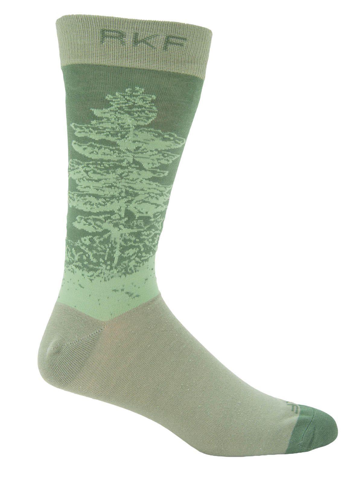 Calcetin Bambú Hombre Diff Pine Verde-1