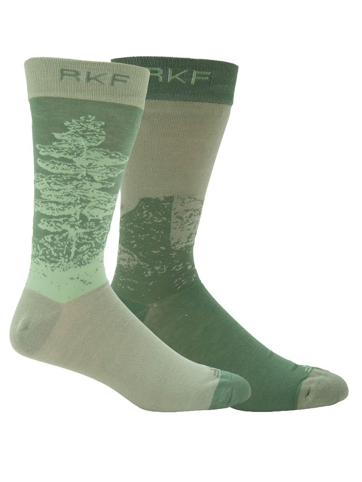 Calcetin Bambú Hombre Diff Pine Verde-2