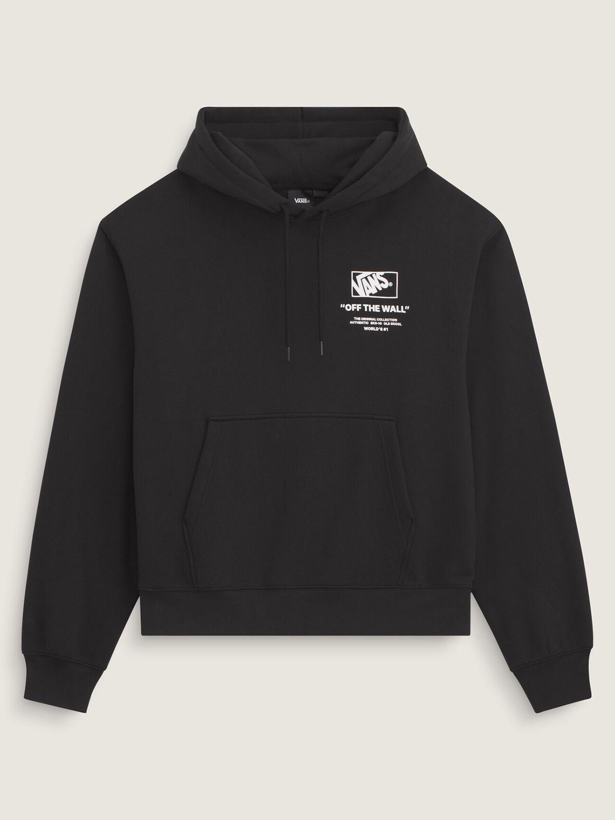 Poleron Hombre Stacked Hi Pullover Negro-4