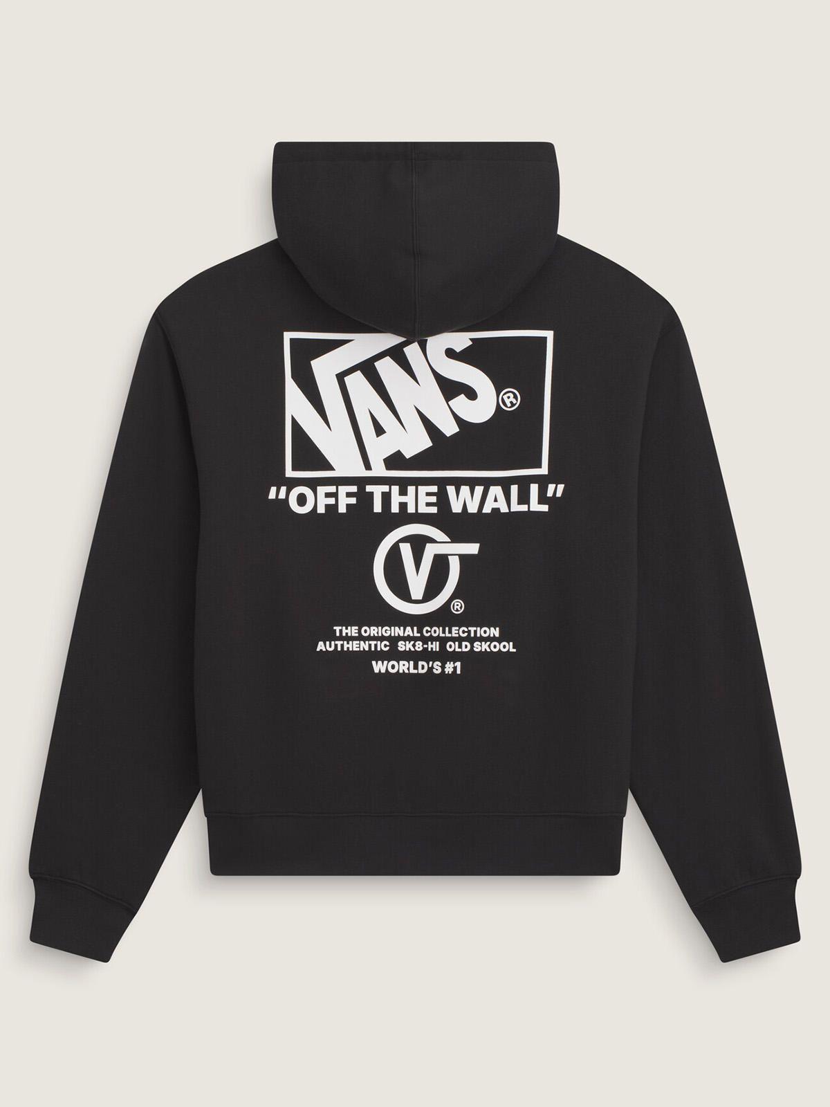 Poleron Hombre Stacked Hi Pullover Negro-5