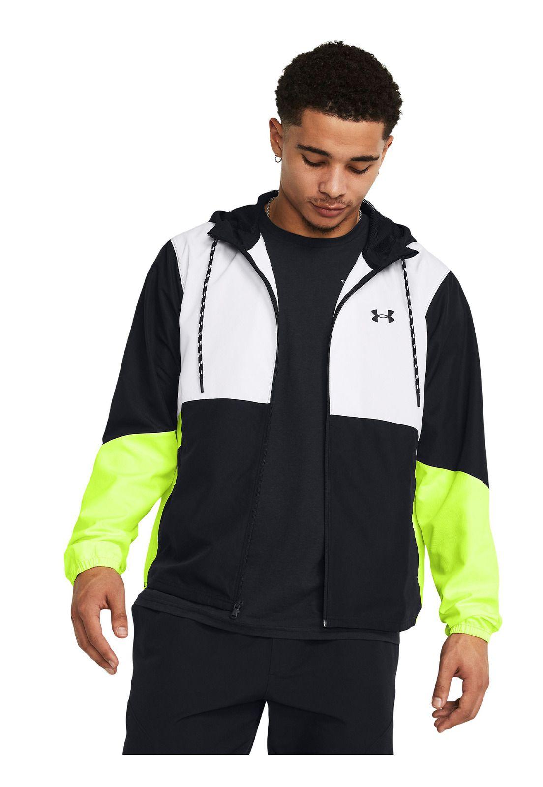 Cortavientos UA Legacy Negro para hombre-0