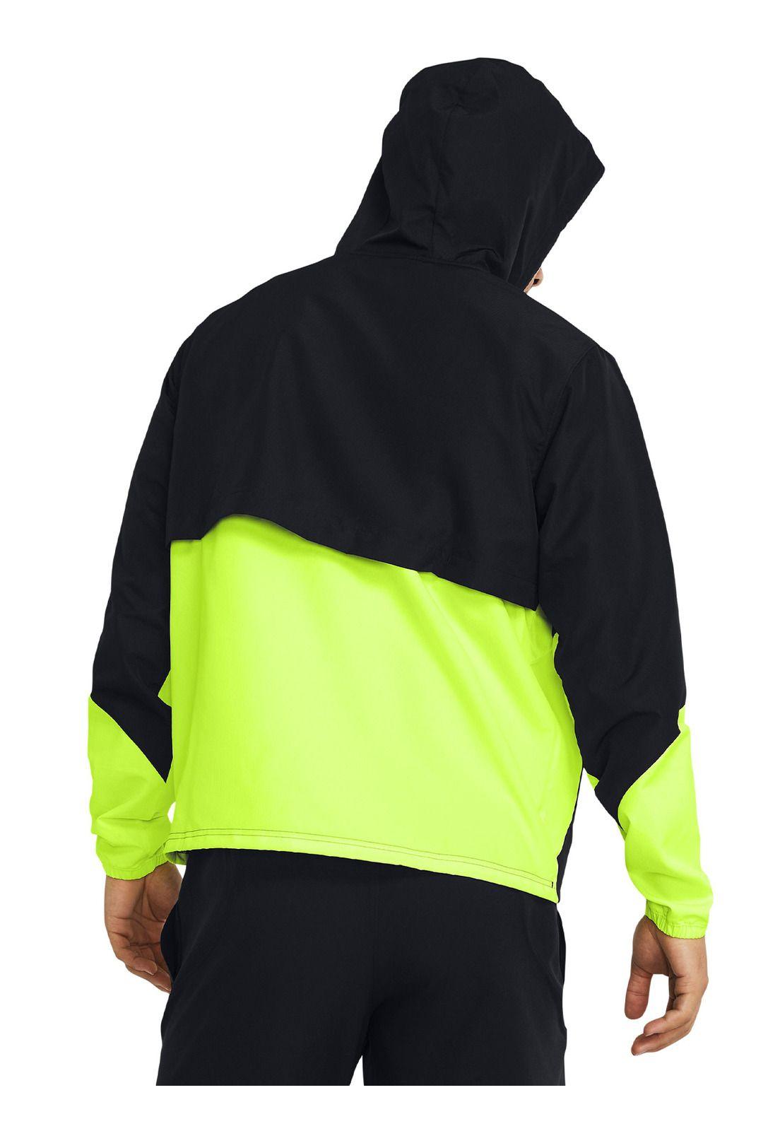 Cortavientos UA Legacy Negro para hombre-1