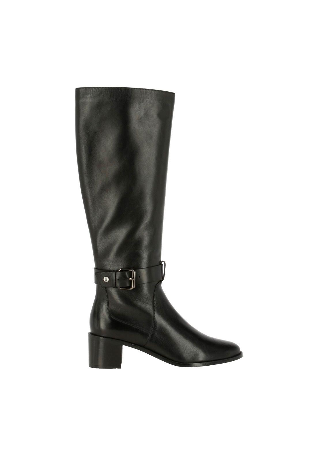 Botin Cuero Mujer Lupe Negro-3