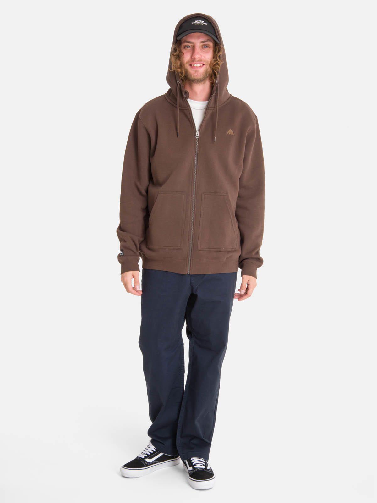 Polerón Hombre Elemental Hoodie Café-3