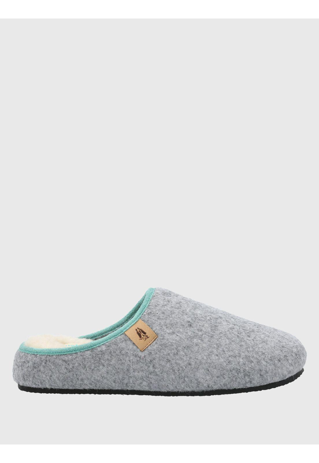 Pantufla Textil Unisex Slipper Gris-1