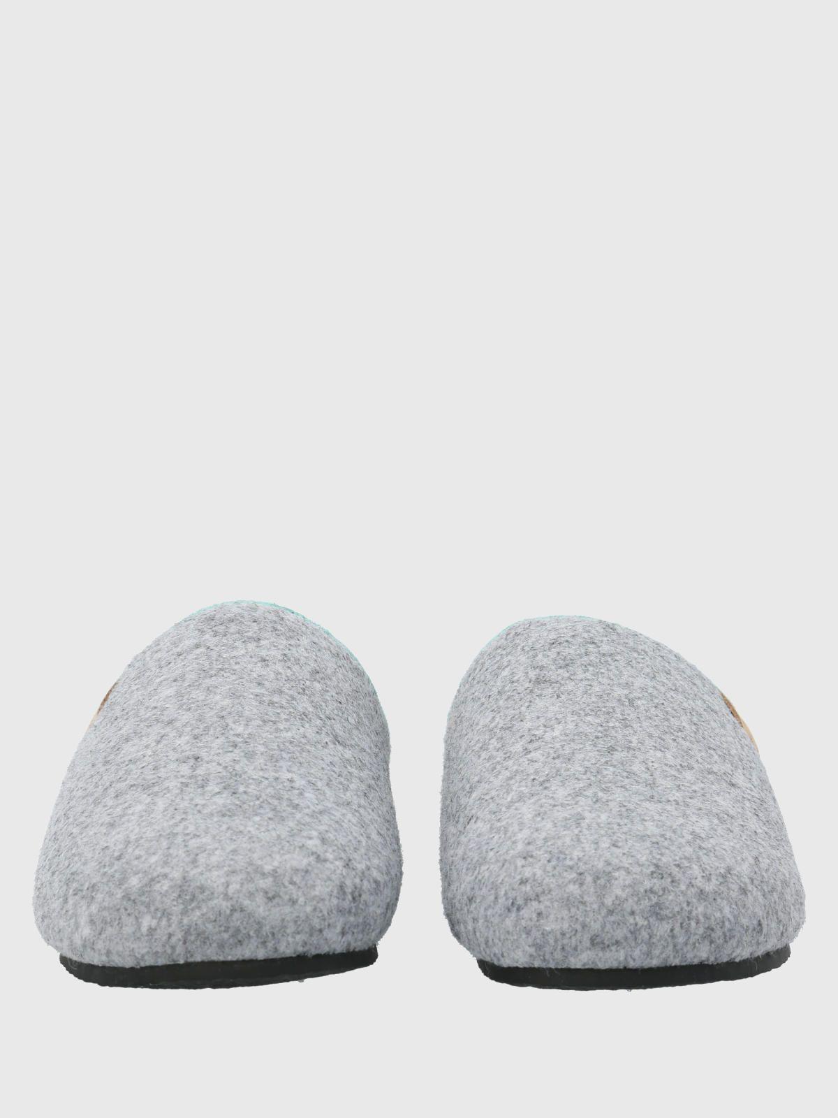 Pantufla Textil Unisex Slipper Gris-5