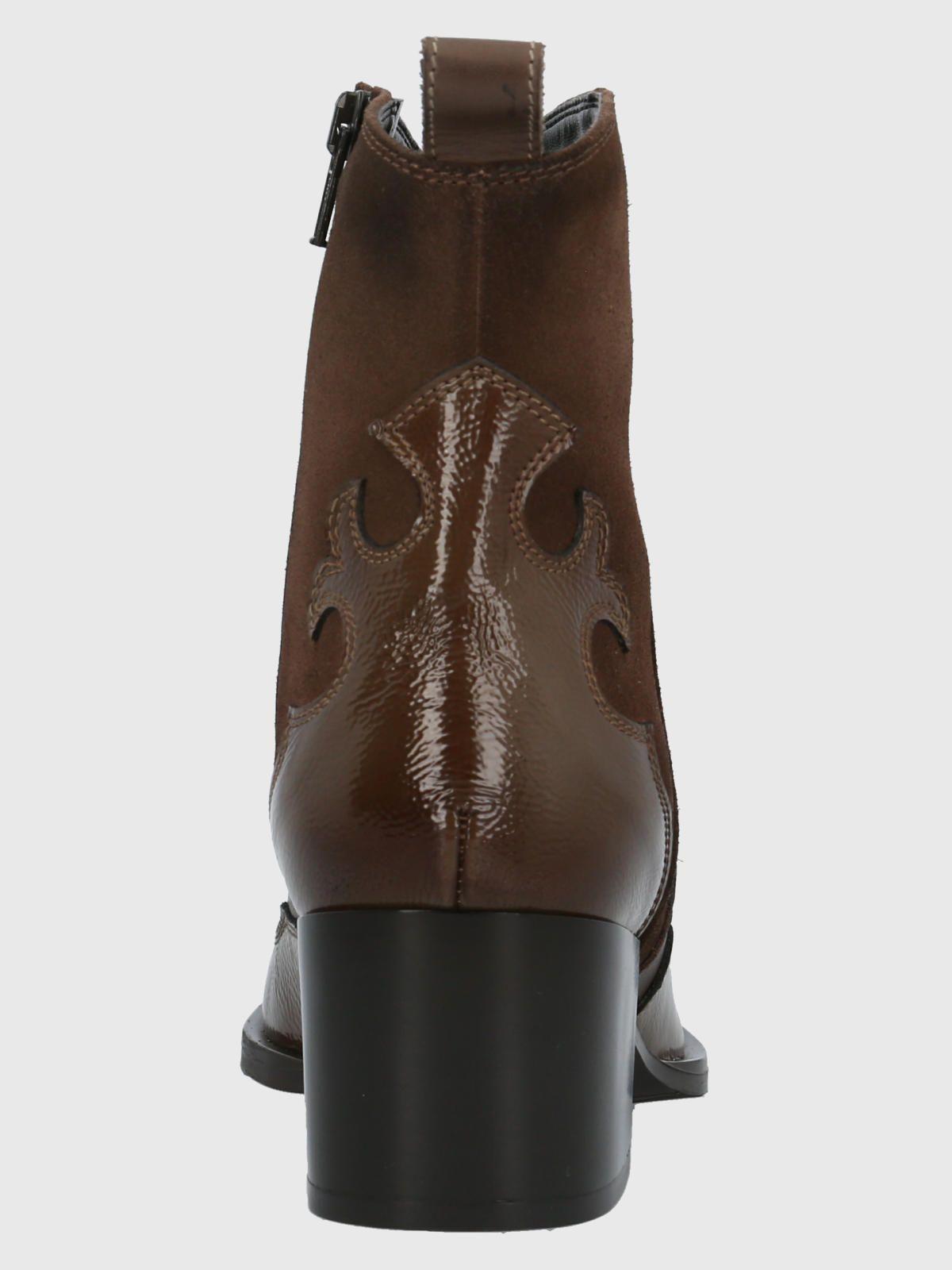 Botín Cuero Mujer Cassaandra Taupe-6