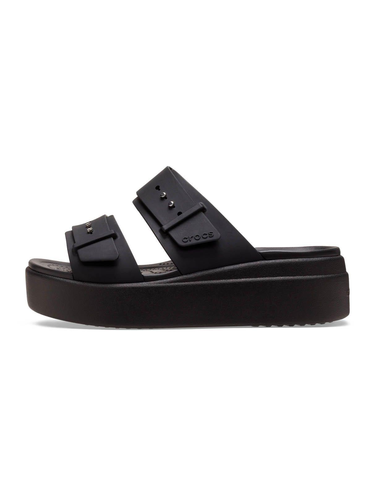 Sandalia Mujer Brooklyn Buckle Low Wdg Negro-1