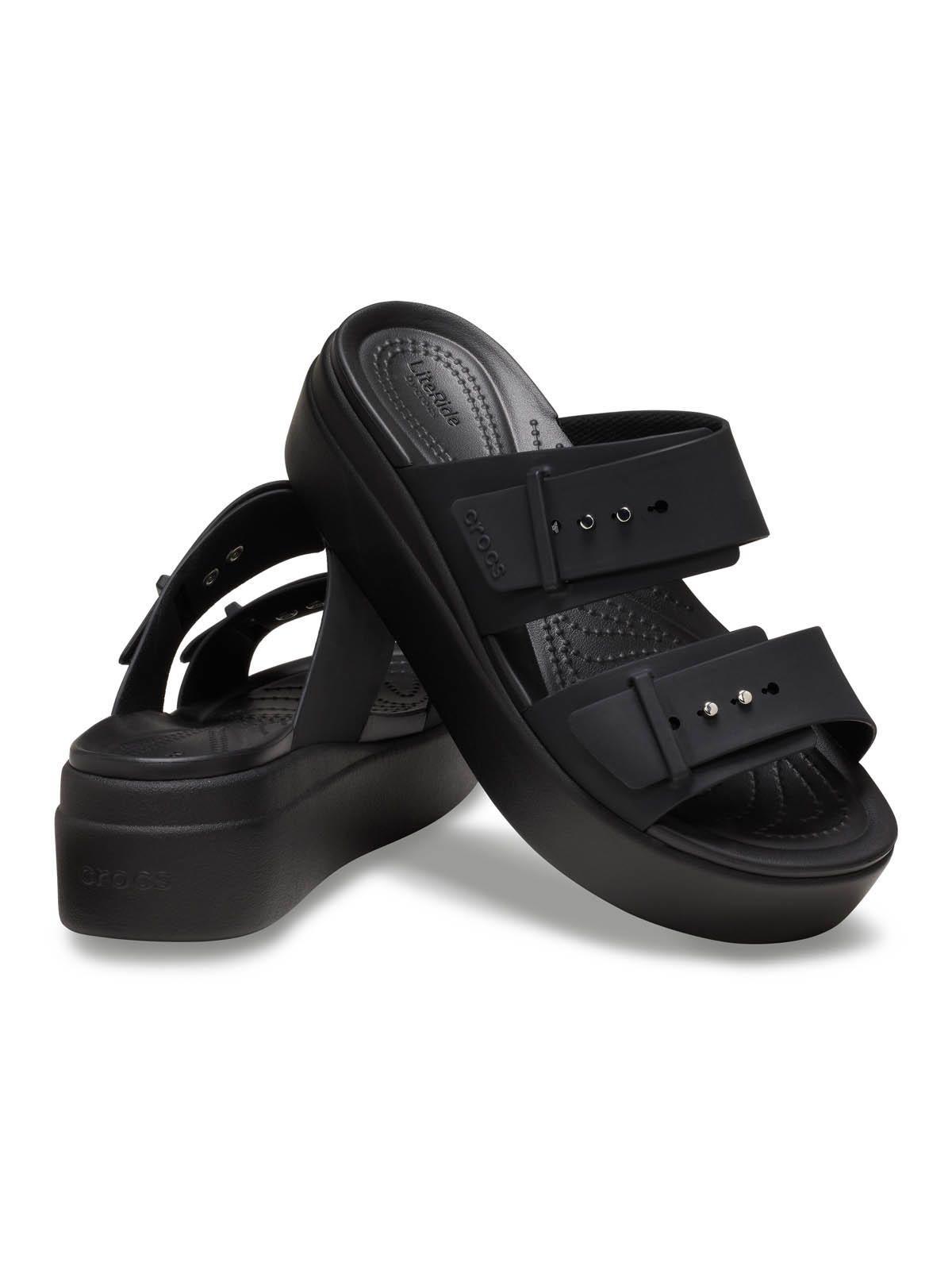 Sandalia Mujer Brooklyn Buckle Low Wdg Negro-3