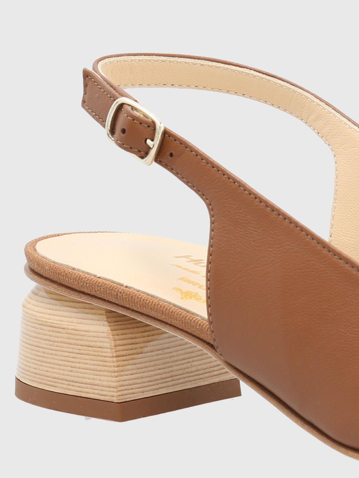 Zapato Cuero Café Mujer Giada -7