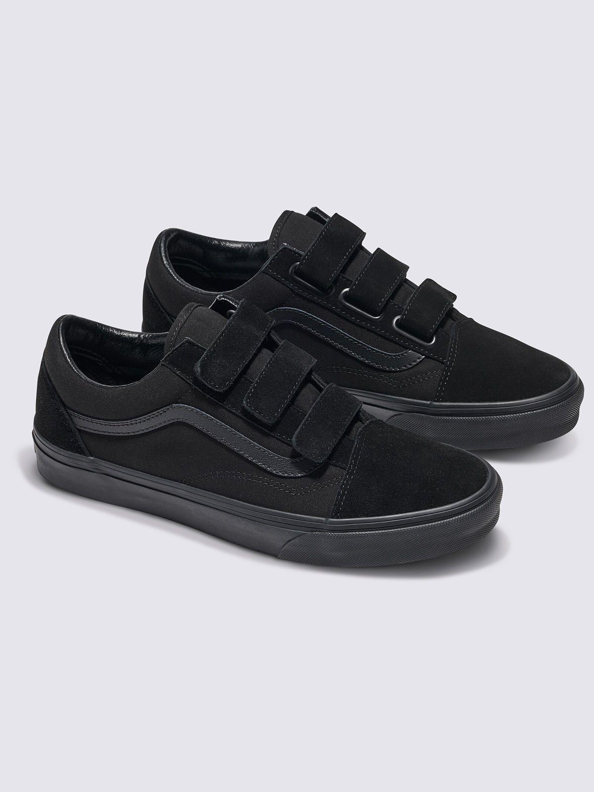 Zapatilla Adulto Old Skool Velcro Negro-1