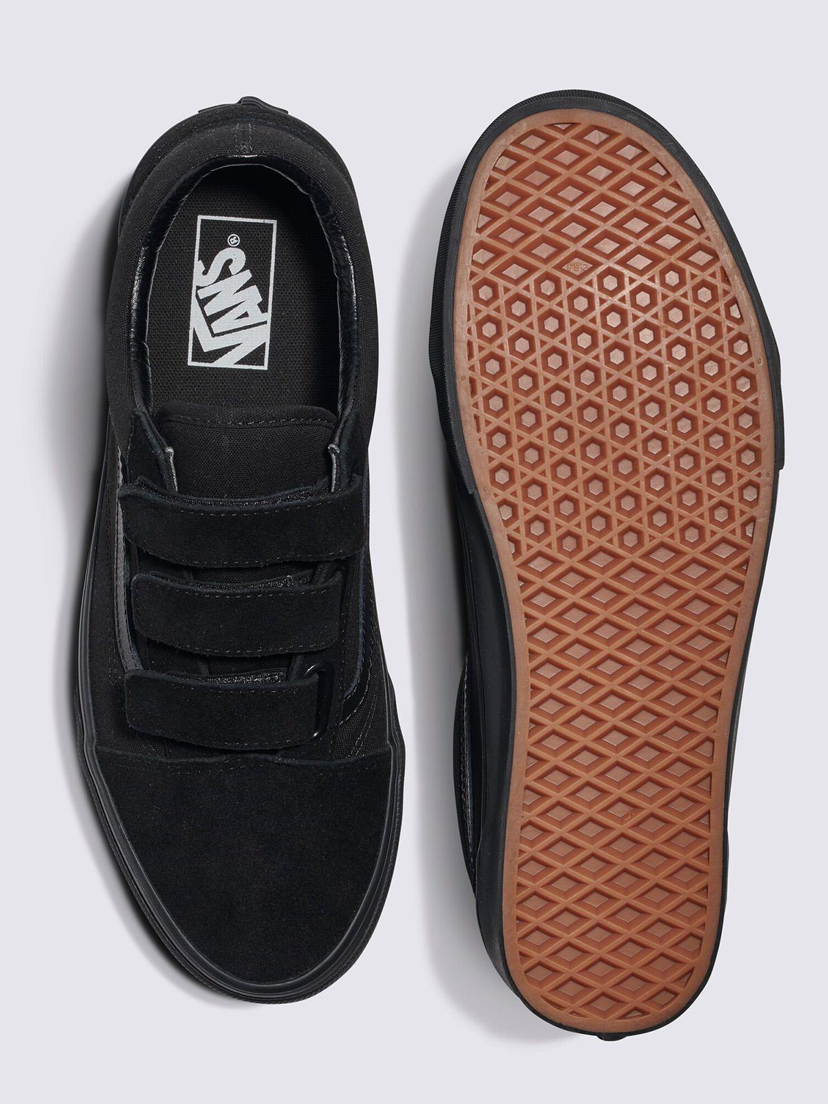 Zapatilla Adulto Old Skool Velcro Negro-3