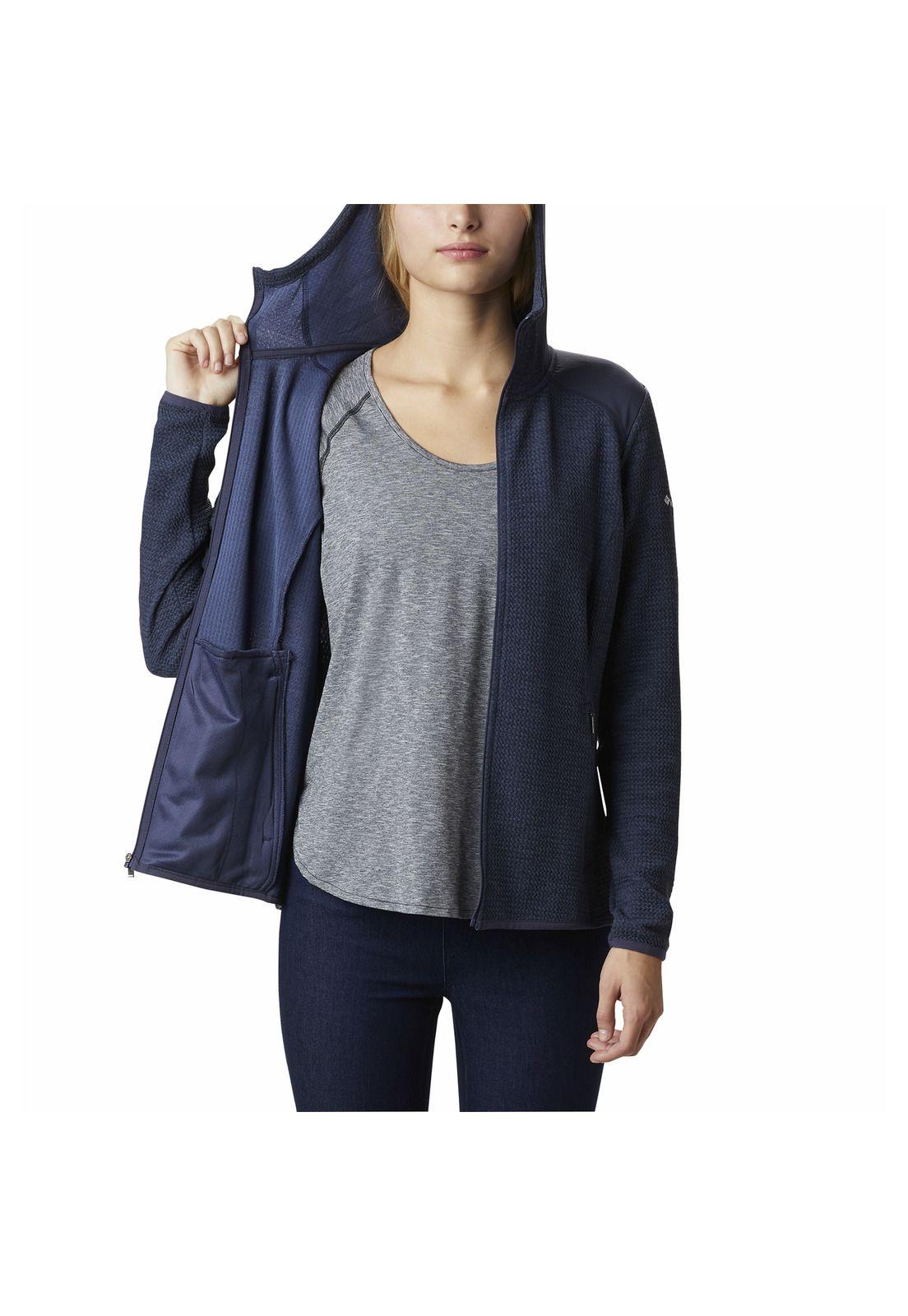 Polar Mujer Coggin Peak Fz Hoode Polyester Azul-2