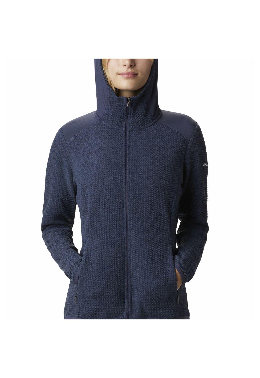 Polar Mujer Coggin Peak Fz Hoode Polyester Azul-3