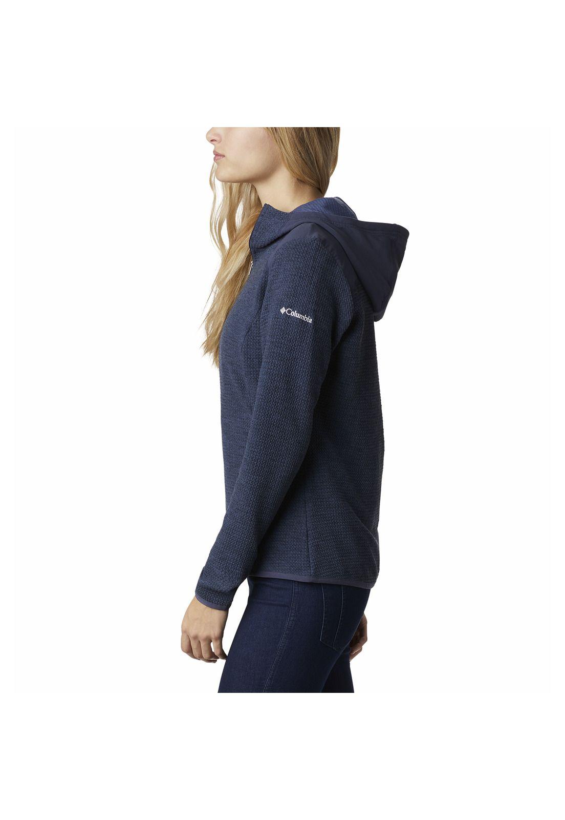 Polar Mujer Coggin Peak Fz Hoode Polyester Azul-4