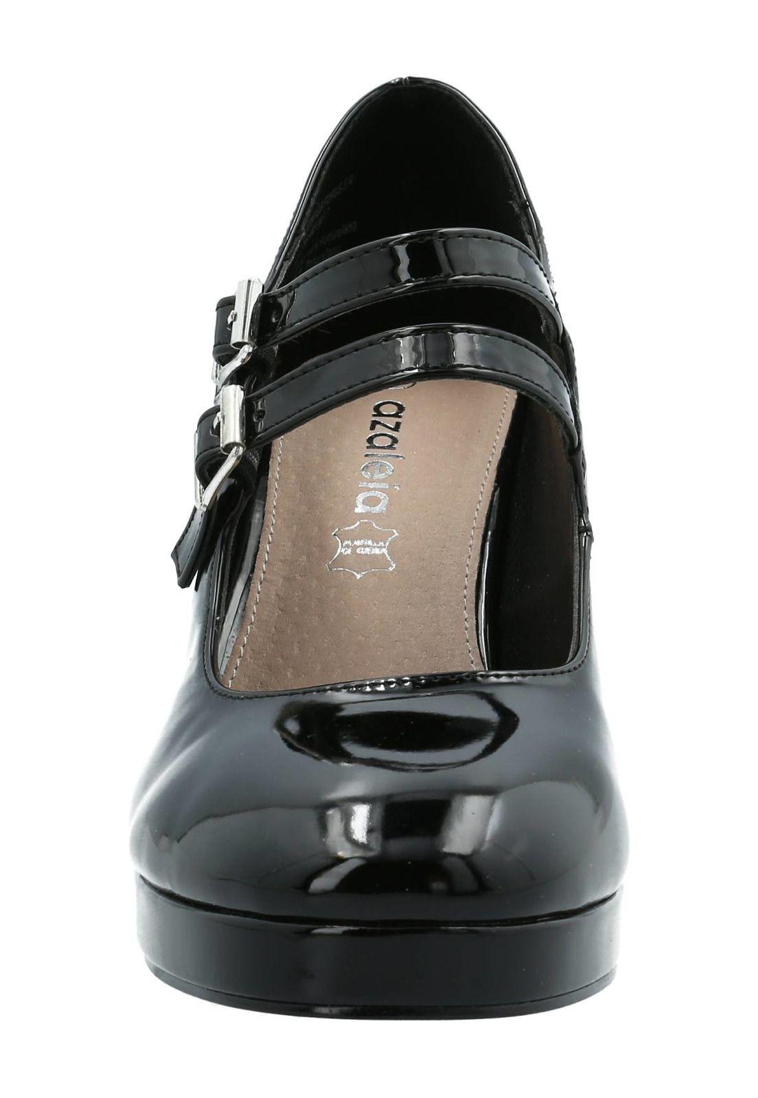 Zapato Mary Jane Rangers Mujer Negro-4