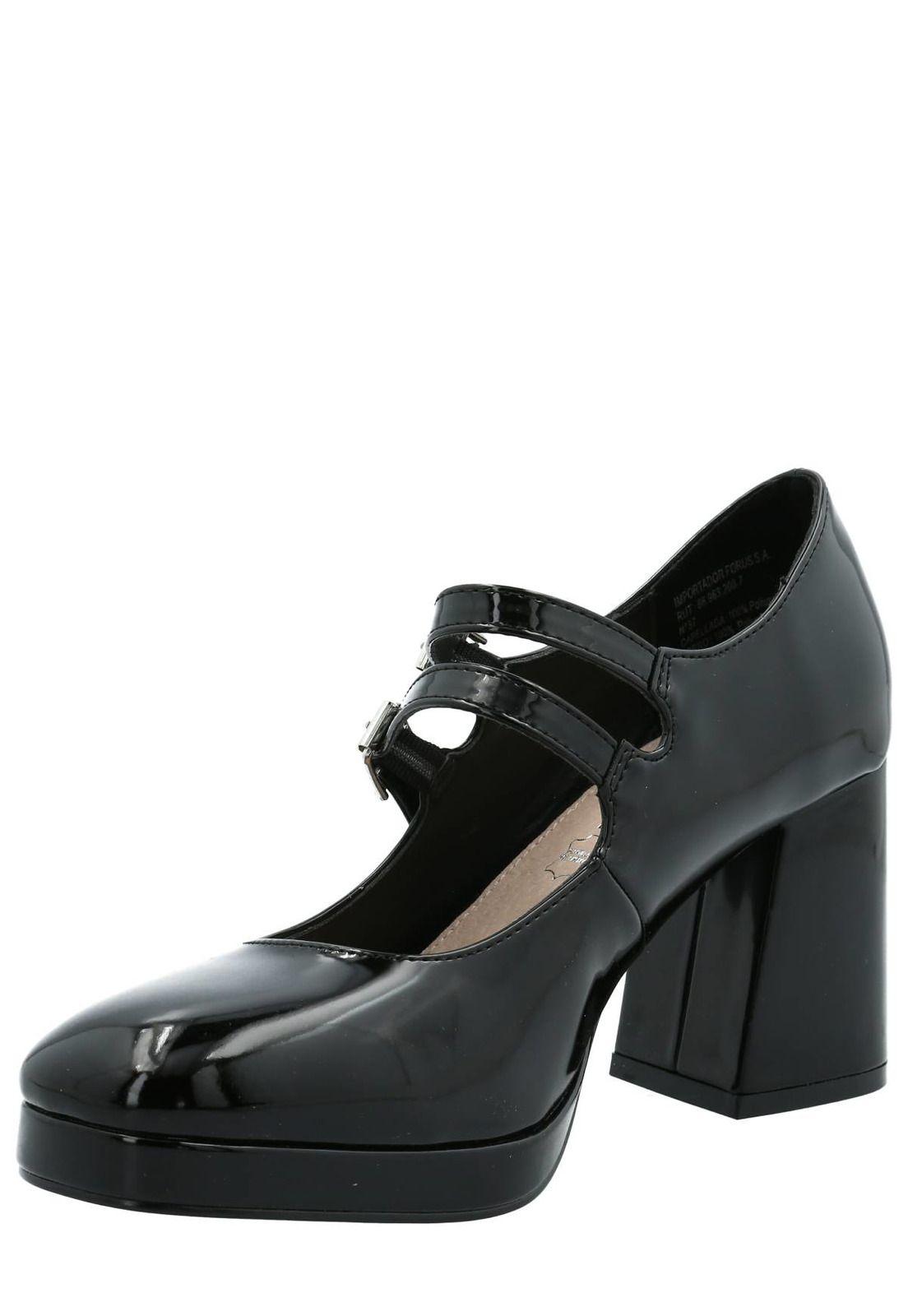 Zapato Mary Jane Rangers Mujer Negro-5
